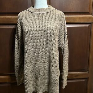 Women’s Versona Oversized Sweater Color Mocha Size M